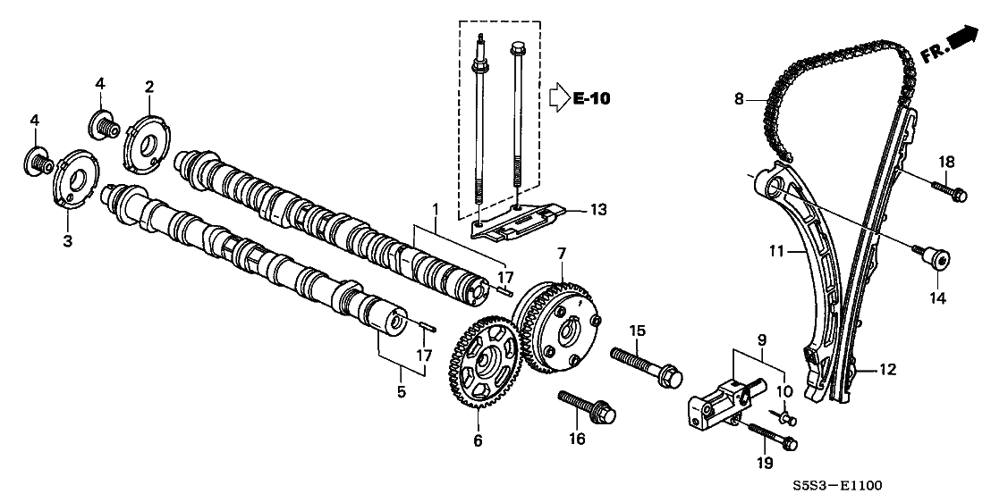 Genuine OEM Honda K24A3 Timing Chain - J.R Performance