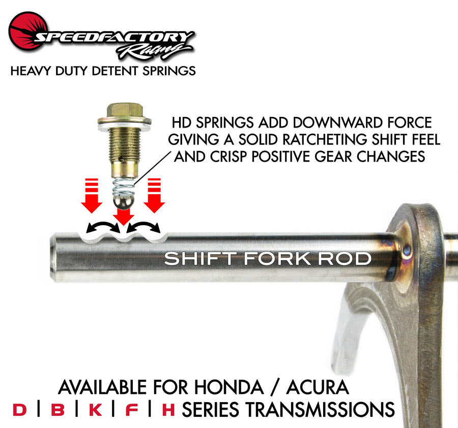 SpeedFactory Racing Heavy Duty Detent Spring Kit - J.R Performance