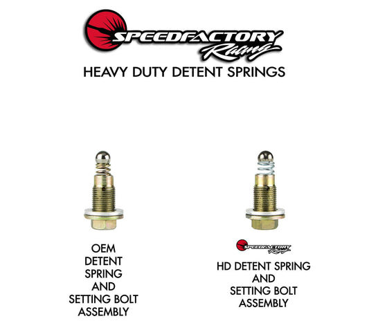 SpeedFactory Racing Heavy Duty Detent Spring Kit - J.R Performance