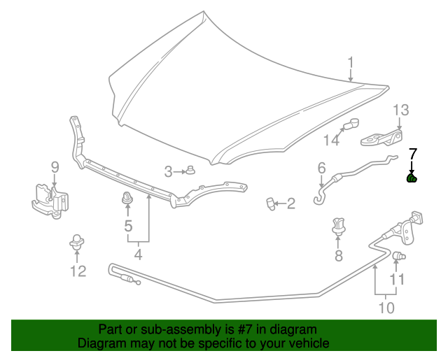 Honda OEM Hood Prop Pivot Grommet – EF/ED/EG/EK/DC2/DC5/Accord - J.R Performance