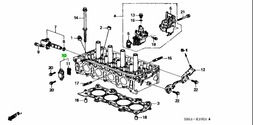 Genuine Honda K-Series VTC Filter and Housing - J.R Performance