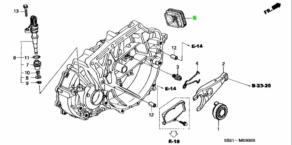OEM HONDA CLUTCH RELEASE FORK DUST BOOT - J.R Performance