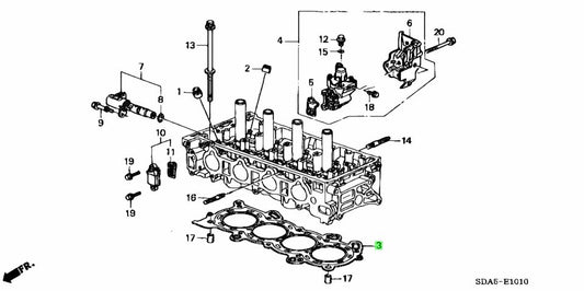 OEM HONDA K24 HEADGASKET ( CL9 RBB ) - J.R Performance