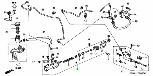 Honda OEM – Clutch Master Cylinder DC5/EP3 ( Upgraded Version ) - J.R Performance