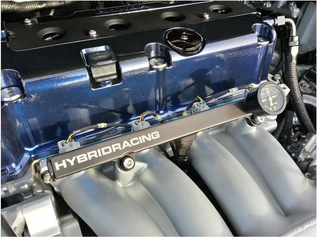 HYBRID RACING K-SERIES SWAP FUEL RAIL ( BLACK ) - J.R Performance