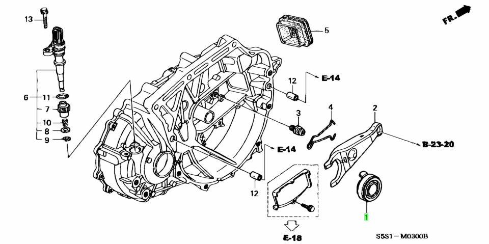 Honda K-Series Throw-out Release Bearing