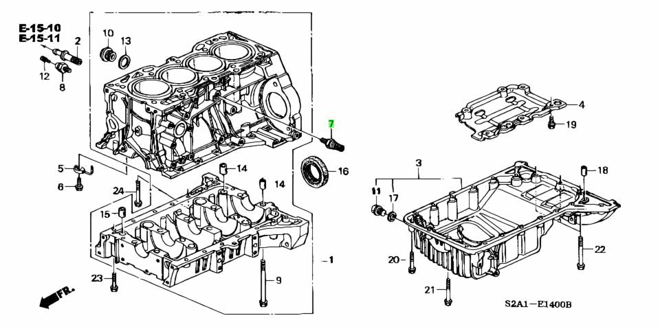 Oem Honda Knock Sensor- DC5-EP3-FD2-AP2 - J.R Performance 