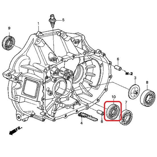 GENUINE HONDA INPUT SHAFT SEAL K-SERIES - J.R Performance 