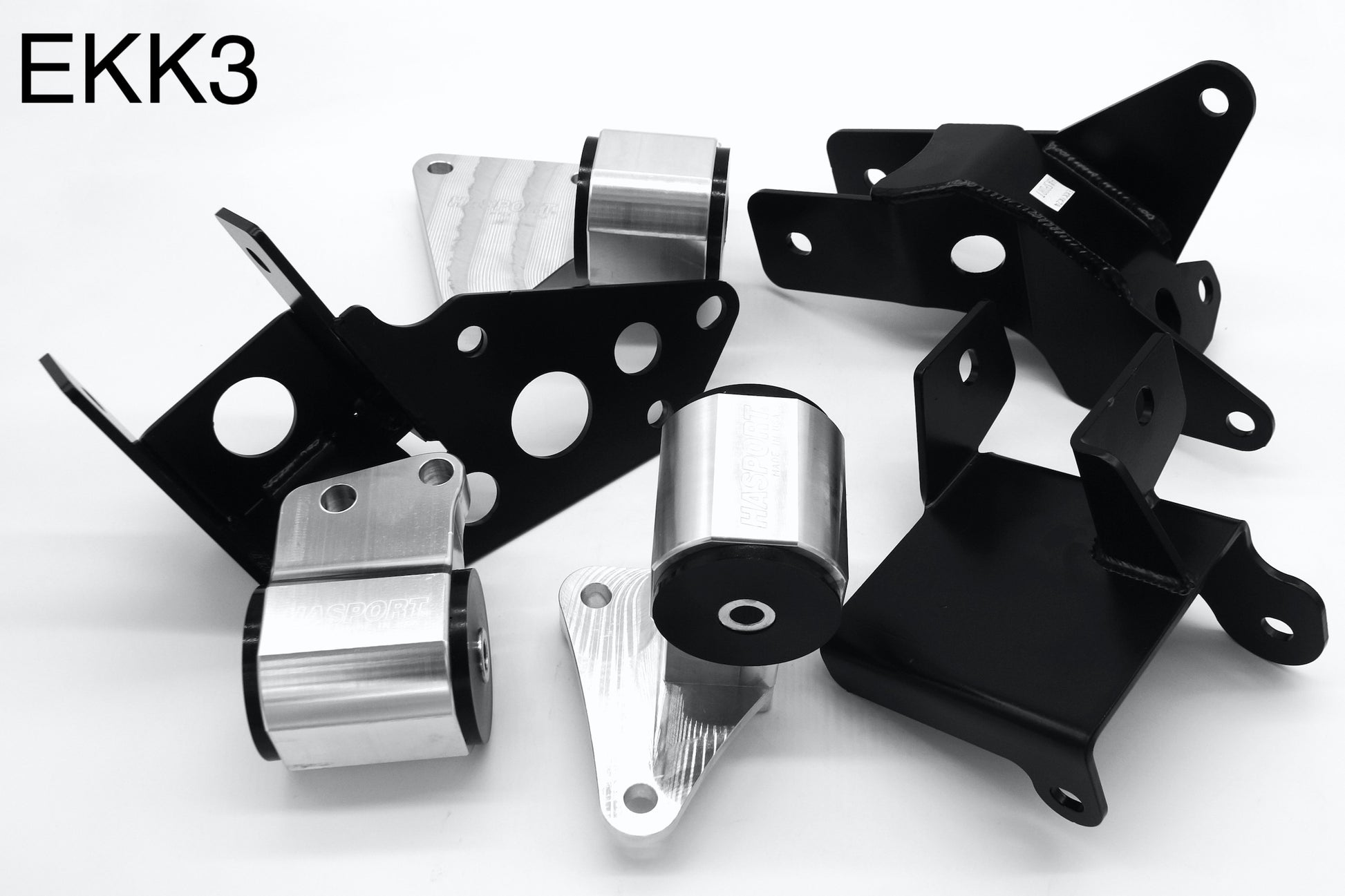 Hasport 96-00 CIVIC K-SERIES SWAP MOUNTS USING THE STOCK SUBFRAME ( EKK3 ) - J.R Performance 