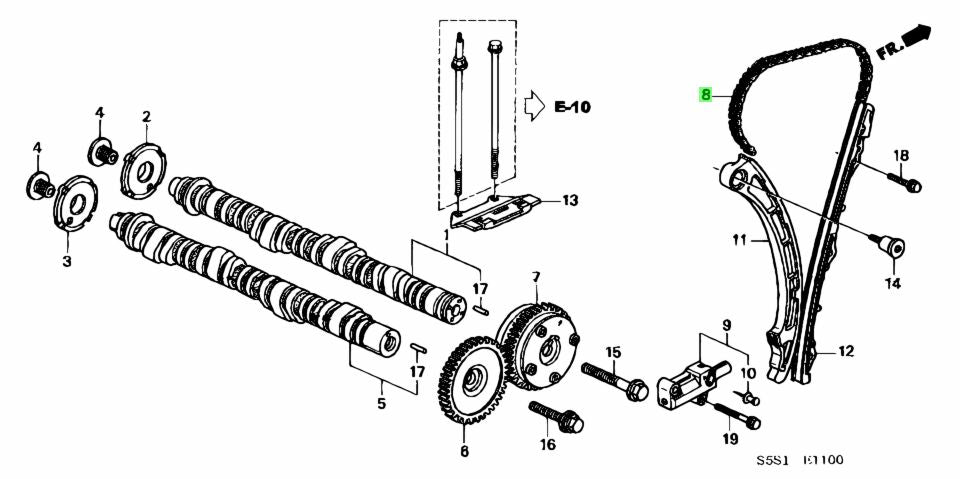 Genuine OEM Honda K20A/K20Z Timing Chain - J.R Performance 