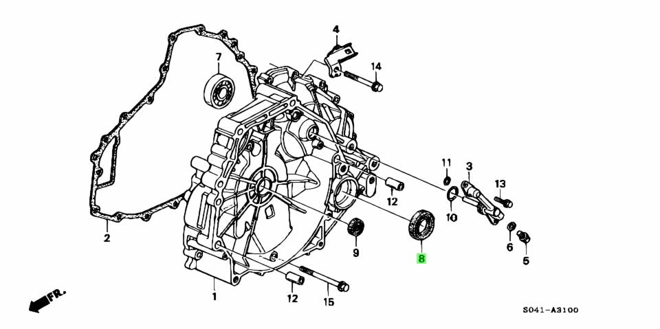 Honda driveshaft/axle seal B-Series ( LH ) - J.R Performance 