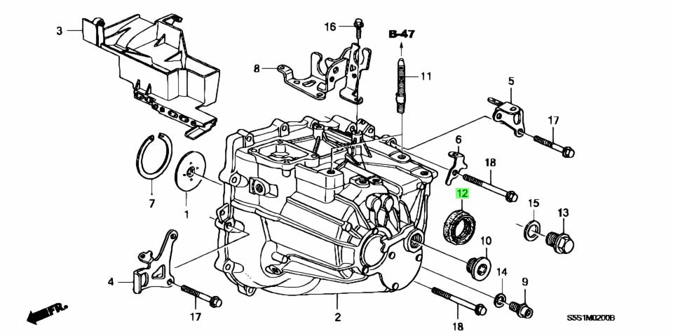 HONDA Drive Shaft Seal K-Series ( PASSENGER SIDE ) - J.R Performance 