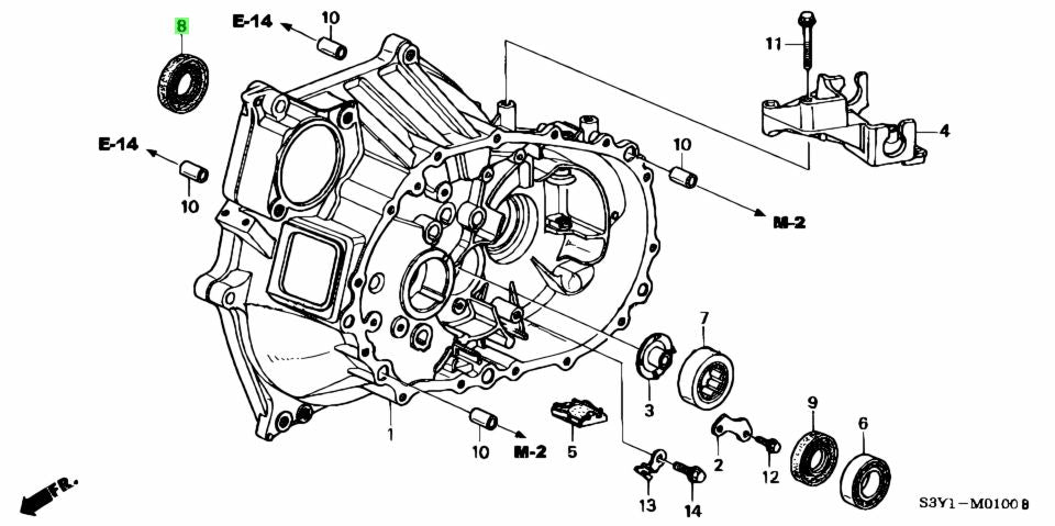 HONDA Drive Shaft Seal K-Series ( DRIVER SIDE ) - J.R Performance 