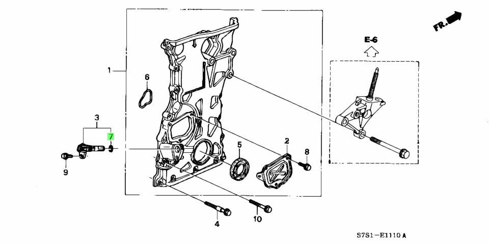 HONDA K-SERIES CRANKSHAFT POSITION SENSOR O-RING - K20 / K24 - J.R Performance 