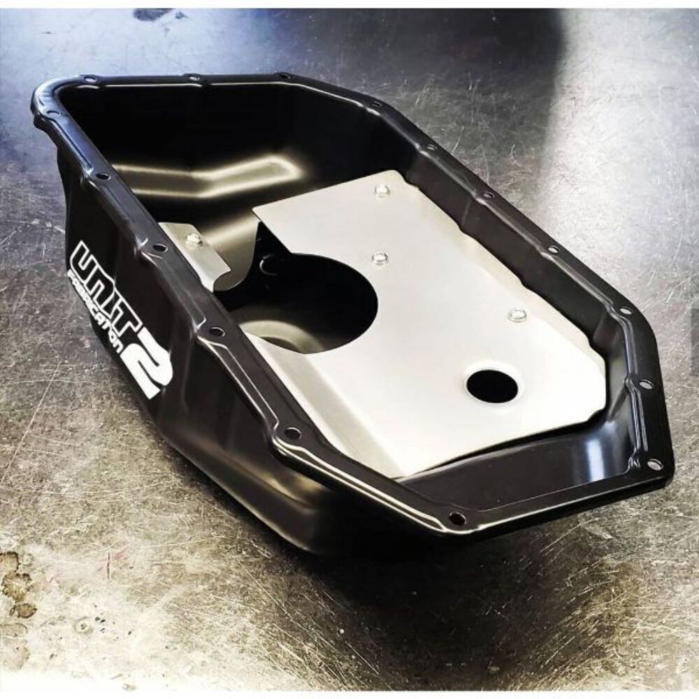 UNIT 2 FABRICATIONS – K-SERIES STEEL BAFFLED OIL PAN – PRB PUMP ONLY - J.R Performance 